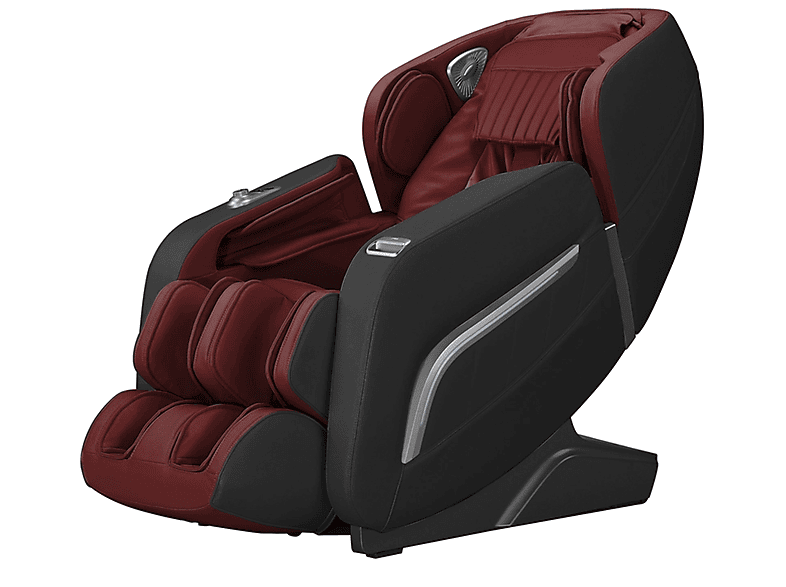 Sillón de masaje - Komoder FOCUS II, Masaje de cuerpo completo, Función calor, Peso máximo 140 kg, Negro - Rojo (ref. 134068648)