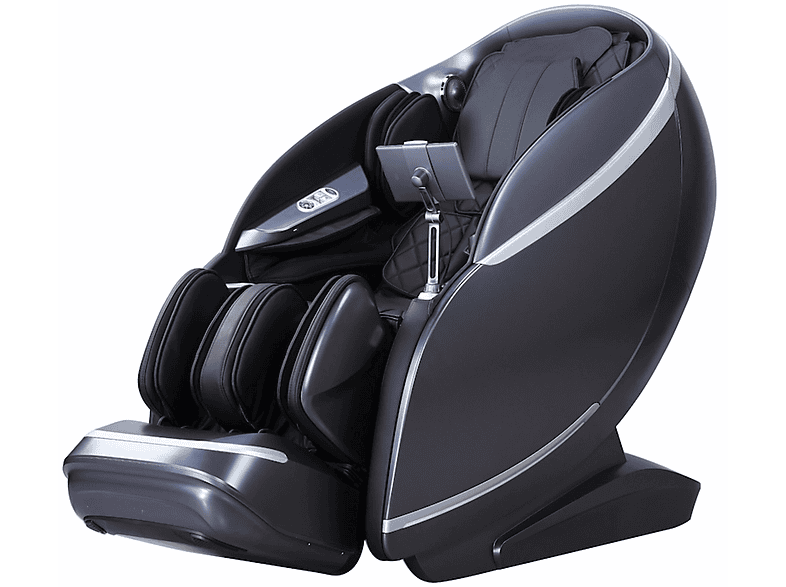Sillón de masaje - Komoder THERAPEUTIX, Masaje de cuerpo completo, Función calor, Peso máximo 140 kg, Negro - Rojo