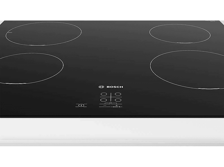 Placa de inducción - Bosch 4242005285433, 4 zonas, 592 mm, Negro