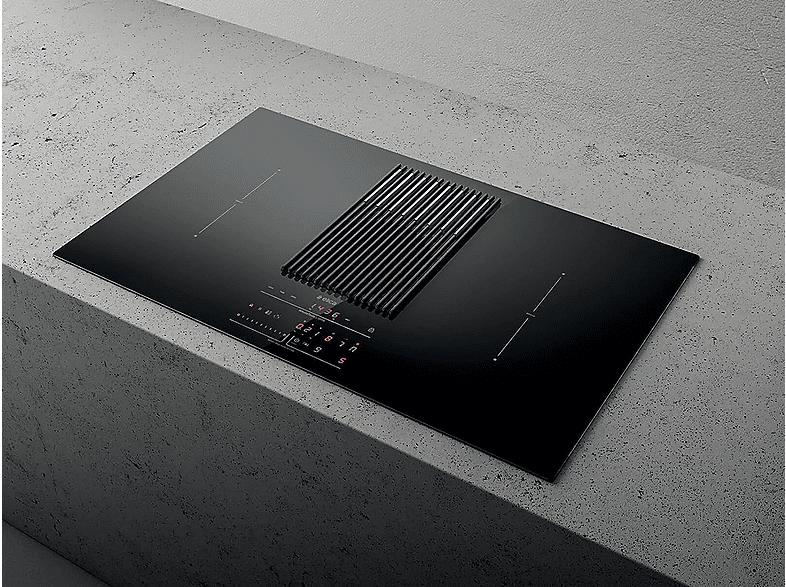 Placa de inducción - Elica HI03XXI-005-002, 4 Fuegos zonas, 830 mm, Negro