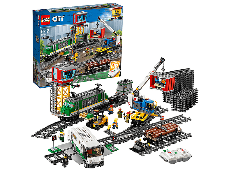 Juego de construcción - LEGO Juguete para niños: Tren de Mercancías LEGO® City 60198 (1226 piezas), edad recomendada: 6 año(s)