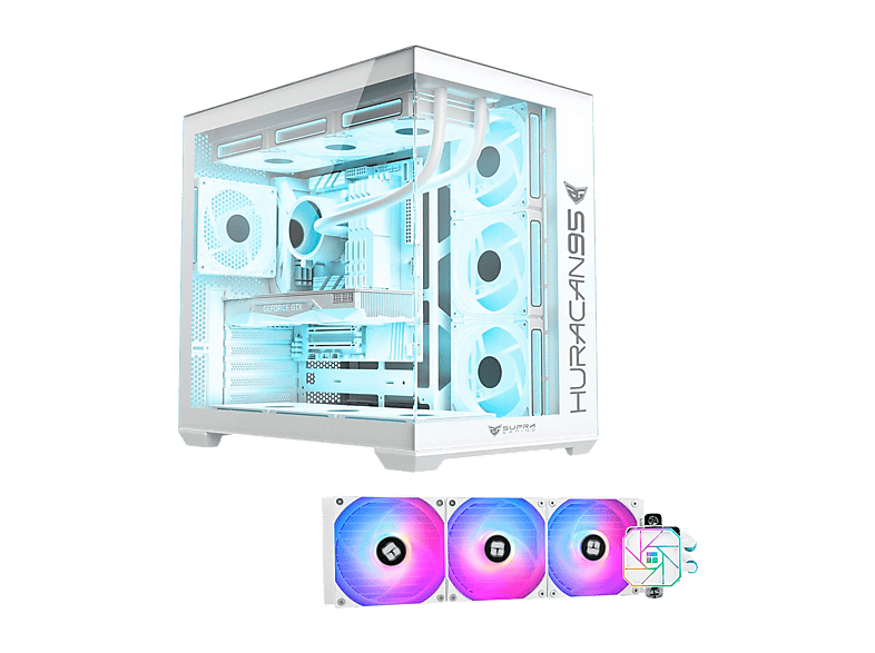 PC Gaming - PC Racing INTEL I7 ORDENADOR SOBREMESA, Intel® Core™ i7 12700F, 32 GB RAM, 2 TB SSD, GeForce RTX™ 5060, Windows 11 Pro, Negro