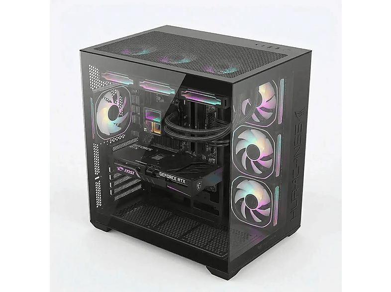 PC Gaming - PC Racing INTEL I7 ORDENADOR SOBREMESA, Intel® Core™ i7 12700F, 32 GB RAM, 2 TB SSD, GeForce RTX™ 5060, Windows 11 Pro, Negro