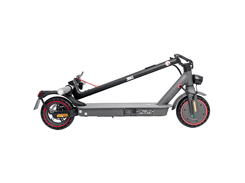 Patinete eléctrico - Zwheel Zlion X Homologado DGT, Pot. máx. 700 W, Carga máx. 120 kg, 30 km autonomía, 7800 mAh, Negro | Gris