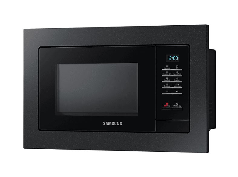 Microondas libre instalación - Samsung MQ7000A, 1300 W, 6 potencia, 23 l, Negro