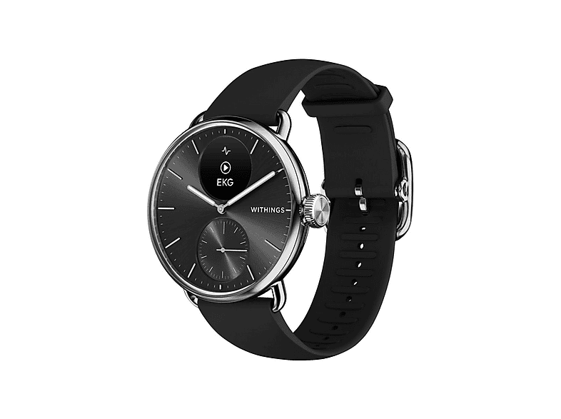 Smartwatch - Withings 56836, Acero inoxidable, Negro