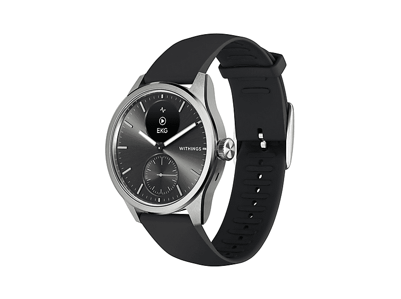 Smartwatch - Withings 56835, Acero inoxidable, Negro / Plateado