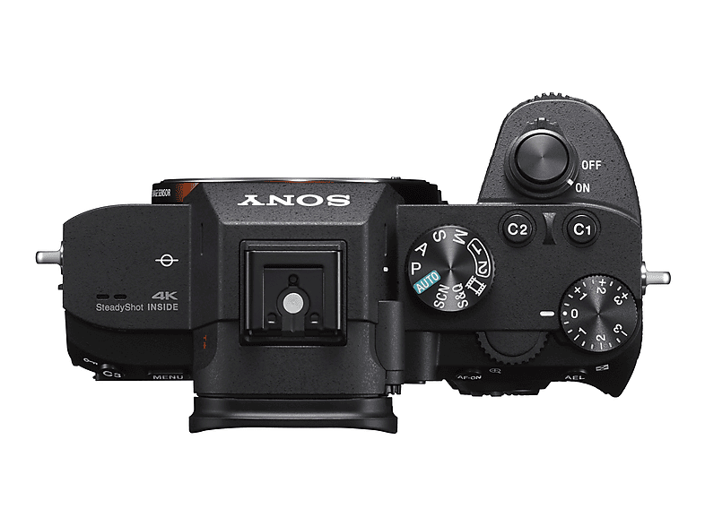 Cámara digital - Sony A7 III, 24,2 megapixel, 4K 3840p, Negro