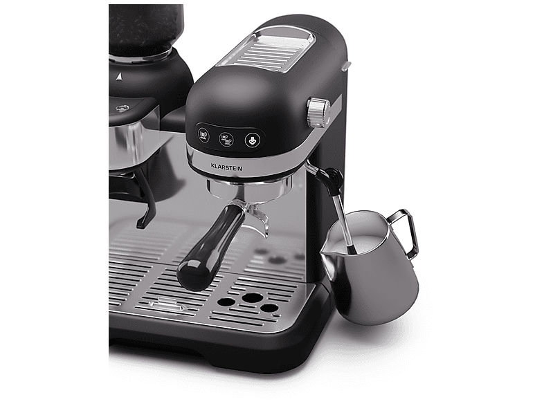 Cafetera espresso - Klarstein Bella Café Espresso, 1550 W, Negro (ref. 134372933)