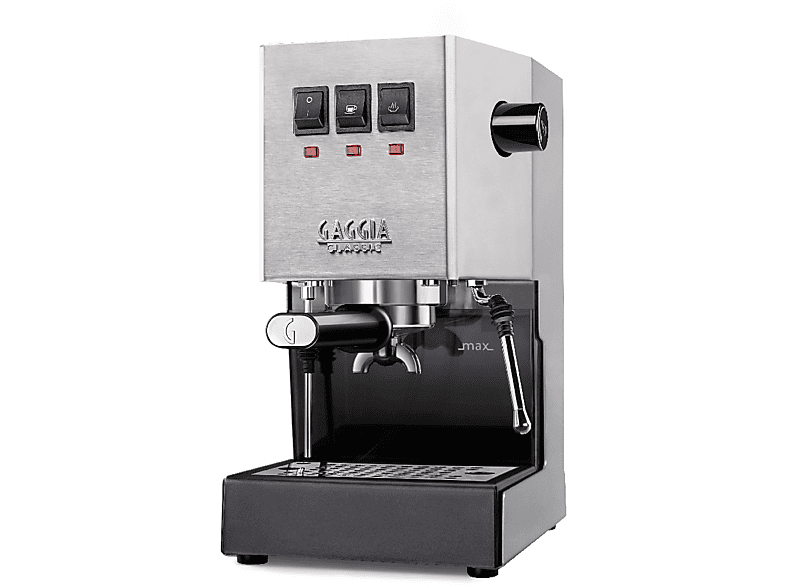 Cafetera express - Gaggia E24, 15 bar, 1200 W, 2 tazas, Plata