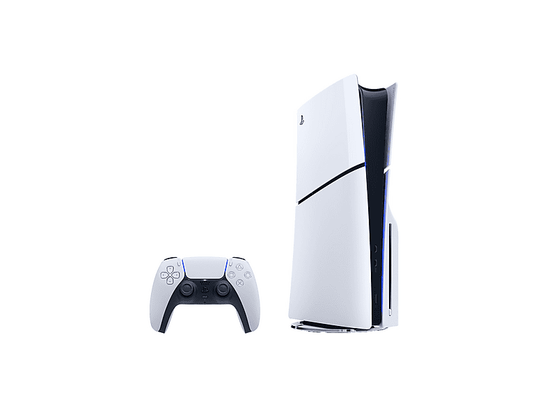 PS5 - Sony Slim edición estándar, 1 mando, Chasis D, 1 TB, Blanco