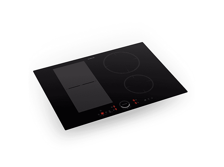 Placa de inducción - Klarstein Delicatessa 70 Hybrid, 4 zonas, 70 cm, Negro