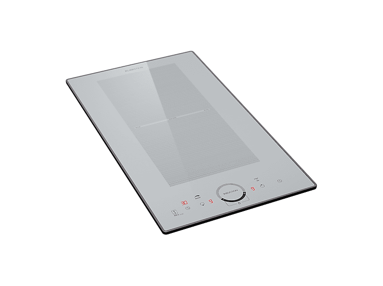 Placa de inducción - Klarstein Delicatessa Domino Prime, 2 zonas, 28,80 cm, Blanco