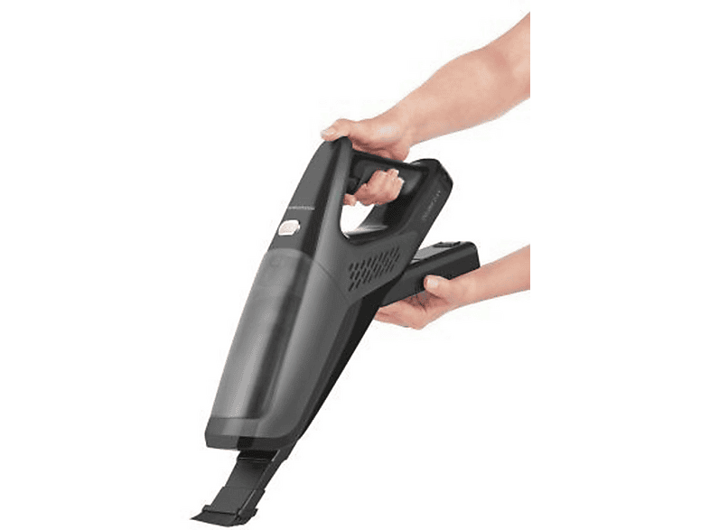 Aspirador escoba - Grundig AKLBB977442072, 21,6 V, Potencia de succión 100 W, Depósito 0,5 l, Autonomía 75 min, Negro