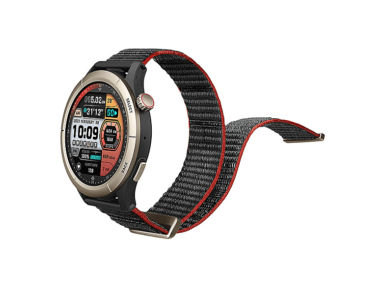 Smartwatch - Amazfit Cheetah Pro, Titanio, Negro