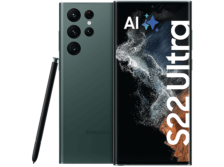 Smartphone - Samsung GALS22 ULTRA 6.8P/5G/8N/12+512GB/GR, Verde, Móvil Android, 12 GB RAM, 6,8 " Dynamic AMOLED 2X, Gorilla Glass 7, 120 Hz, 5000 mAh