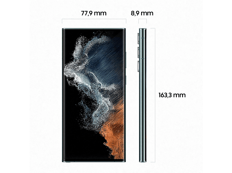 Smartphone - Samsung GALS22 ULTRA 6.8P/5G/8N/12+512GB/GR, Verde, Móvil Android, 12 GB RAM, 6,8 " Dynamic AMOLED 2X, Gorilla Glass 7, 120 Hz, 5000 mAh
