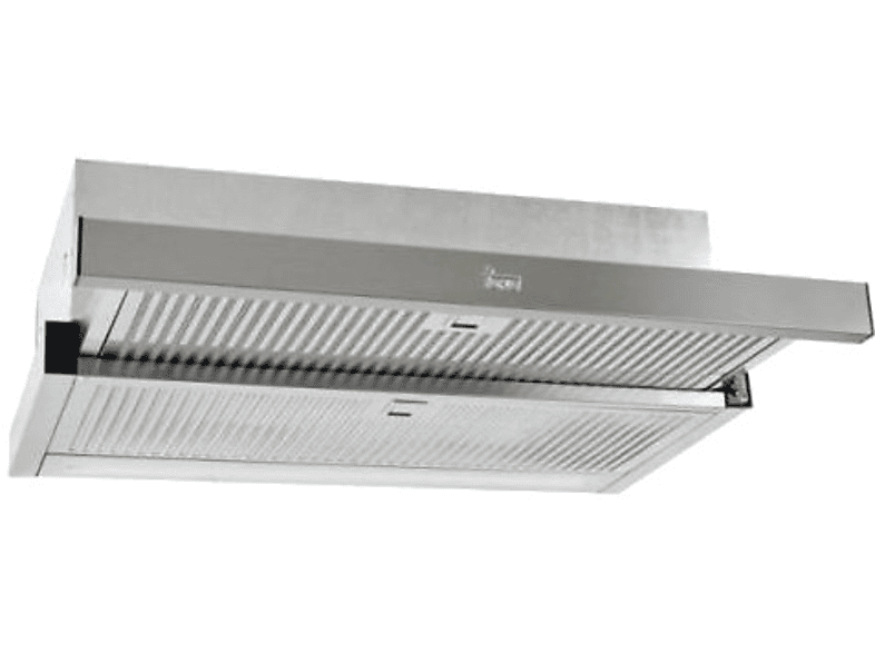 Campana telescópica - Teka CNL 9610, 3 Velocidades, 694 m³/h, Antihuellas, 3 lámparas LED, 90 cm, Inox