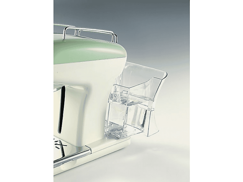 Cafetera express - Ariete 1389 Vintage, 15 bar, 850 W, 2 tazas, Beige, Verde