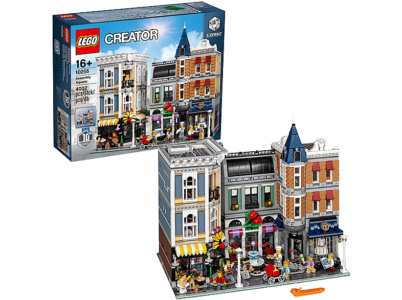 Juego de construcción - LEGO Plaza de montaje LEGO Creator - 10255, edad recomendada: 16 año(s), 4002 piezas