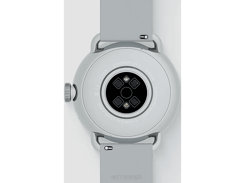 Smartwatch - Withings 56837, Acero inoxidable, Blanco