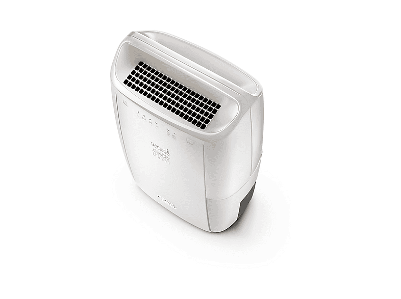 Deshumidificador - Delonghi DEX212SF, 2,1 l, 55 m², Blanco