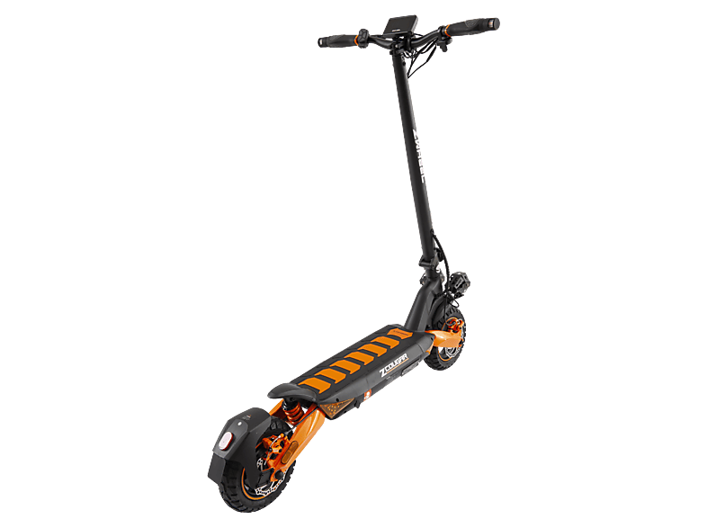 Patinete eléctrico - Zwheel Zcougar Plus, Pot. máx. 1600 W, Carga máx. 120 kg, 70 km autonomía, 20000 mAh, Negro
