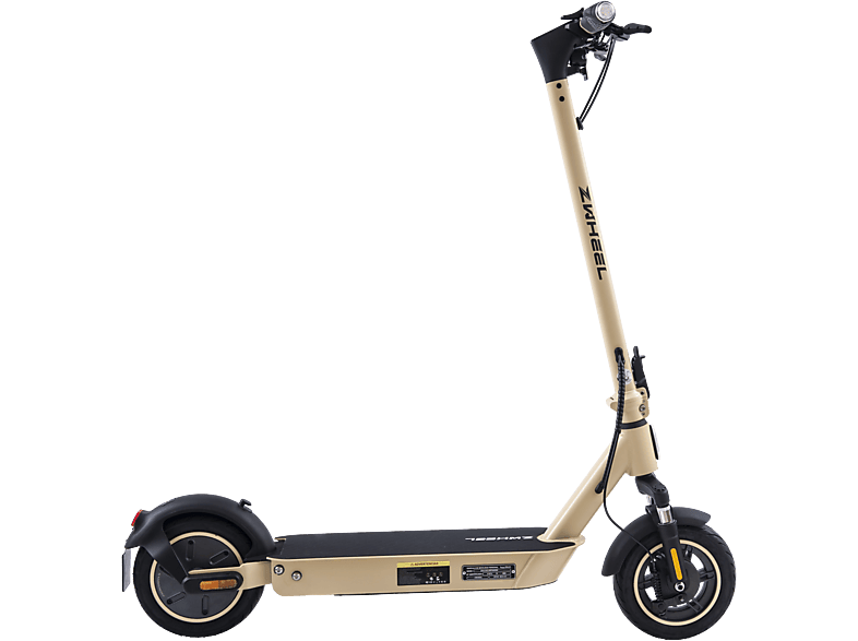 Patinete eléctrico - Zwheel ZFox Max Autumn Sunrise Homologado DGT, Pot. máx. 800 W, Carga máx. 100 kg, 50 km autonomía, 15000 mAh, Amarillo | Ocre