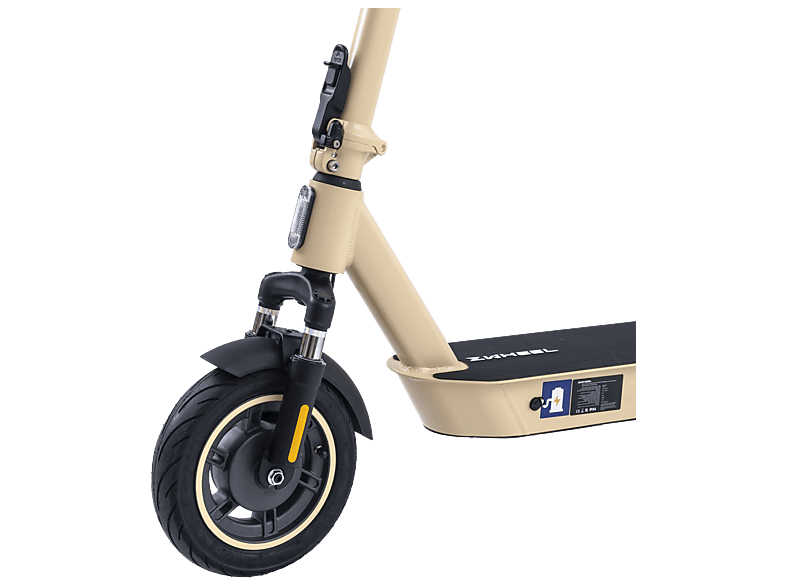 Patinete eléctrico - Zwheel ZFox Max Autumn Sunrise Homologado DGT, Pot. máx. 800 W, Carga máx. 100 kg, 50 km autonomía, 15000 mAh, Amarillo | Ocre