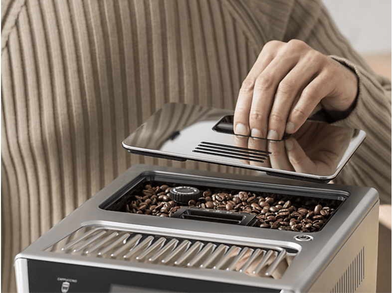 Cafetera superautomática - De Longhi, De'Longhi PrimaDonna Elite Experience ECAM650.85.MS, 1450 W, 19 bar, Molinillo integrado, Sistema Thermoblock