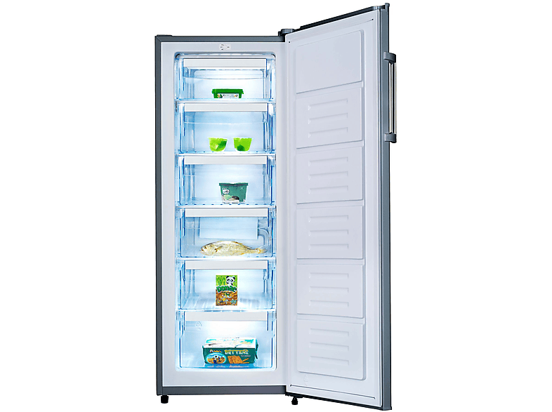 Congelador vertical - Infiniton CV-172L14XEV, 188,5 cm, Inox