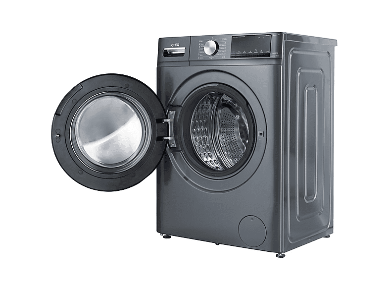 Lavadora carga frontal - Chiq CFL100-14586IM3XA, Space PRO, Motor inverter, 1400 rpm, Programa inteligente, Función Vapor, 10 kg, 16 programas