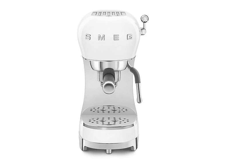 Cafetera express - Smeg ECF02WHEU BLANCO, 15 bar, 1350 W, 2 tazas