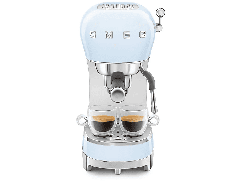 Cafetera express - Smeg ECF02PBEU, 15 bar, 1350 W, 2 tazas, Inox