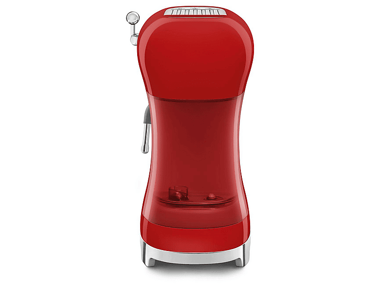 Cafetera express - Smeg ECF02RDEU ROJO, 15 bar, 1350 W, 2 tazas
