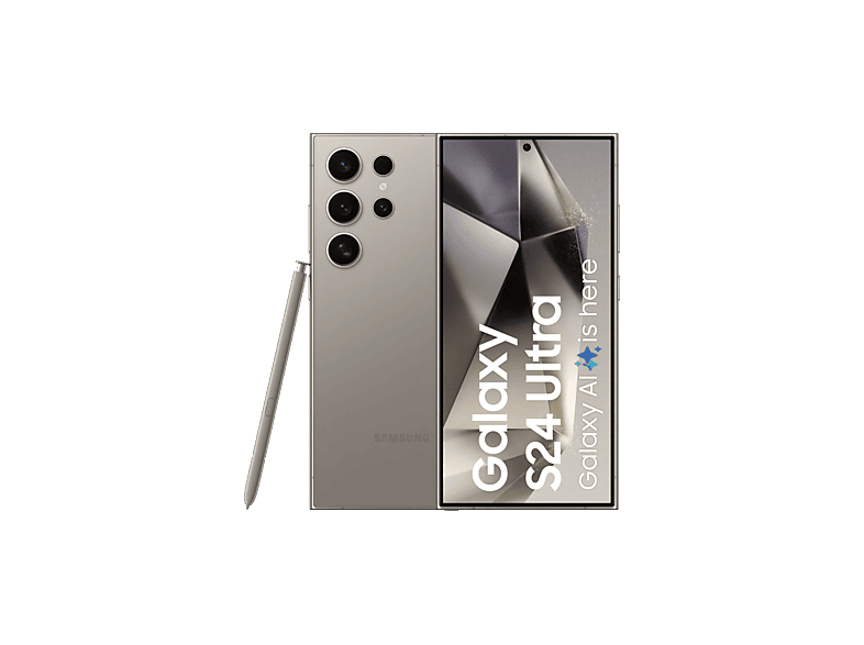 Smartphone - Samsung GALAXY S24 ULTRA 6.8P/5G/8N/12+512GB/G, Gris, Titanio, Móvil Android, 12 GB RAM, 6,8 " Dynamic AMOLED 2X, Gorilla Glass, 120 Hz