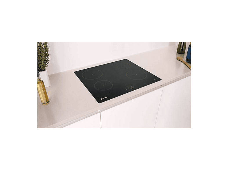 Placa de inducción - Balay 3EB861EN, 4 Fuegos zonas, 592 mm, Inox