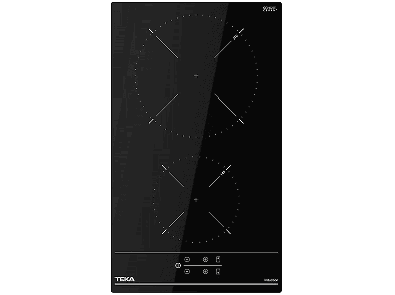 Placa inducción - Teka IBC 32000 TTC BK, 2 zonas, 300 mm, Negro