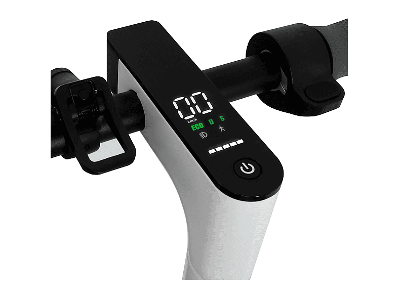 Patinete eléctrico - Olsson FRESH ADVANCED homologado DGT 38km autonomía, Pot. máx. 500 W, Carga máx. 120 kg, 10000 mAh, Blanco