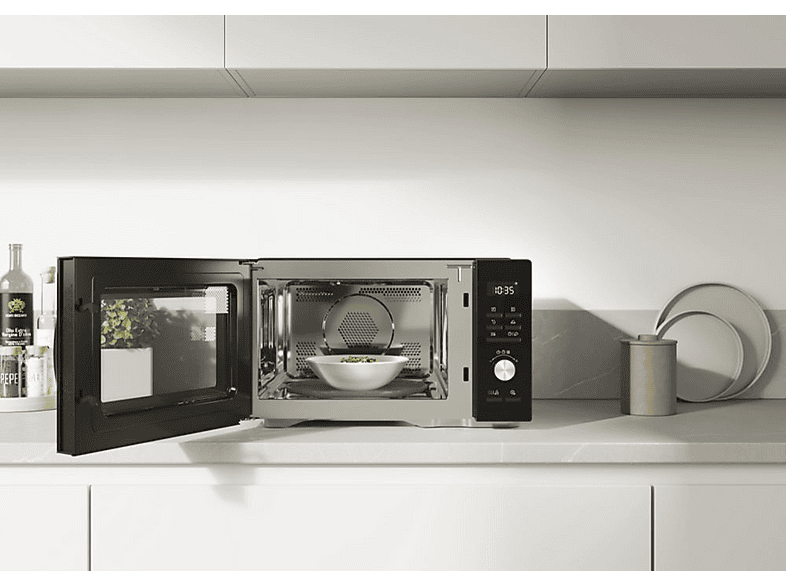 Microondas con grill - Candy CMCA29EDLB, 1000 W, 5 potencia, 29 l, Inox