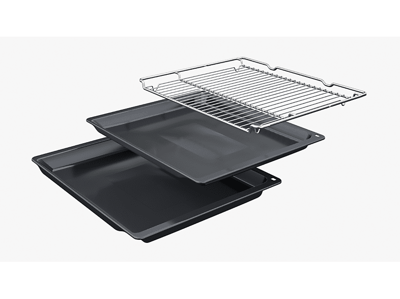 Horno microondas - Siemens iQ700 HM736GAB1, Integrable, Hidrolítica, 67 l, 59,4 cm, Negro