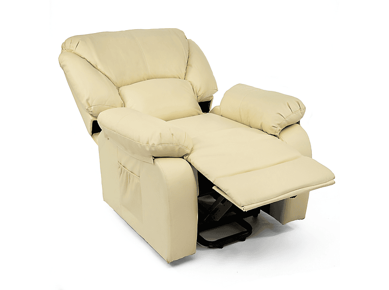 Sillón de masaje - Eco-De CHAMONIX ECO-8590UP B, Función calor, Niveles de funcionamiento: 9, Peso máximo 100 kg, Beige