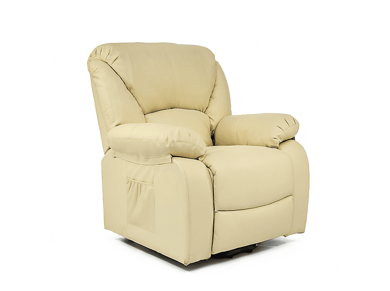 Sillón de masaje - Eco-De CHAMONIX ECO-8590UP B, Función calor, Niveles de funcionamiento: 9, Peso máximo 100 kg, Beige