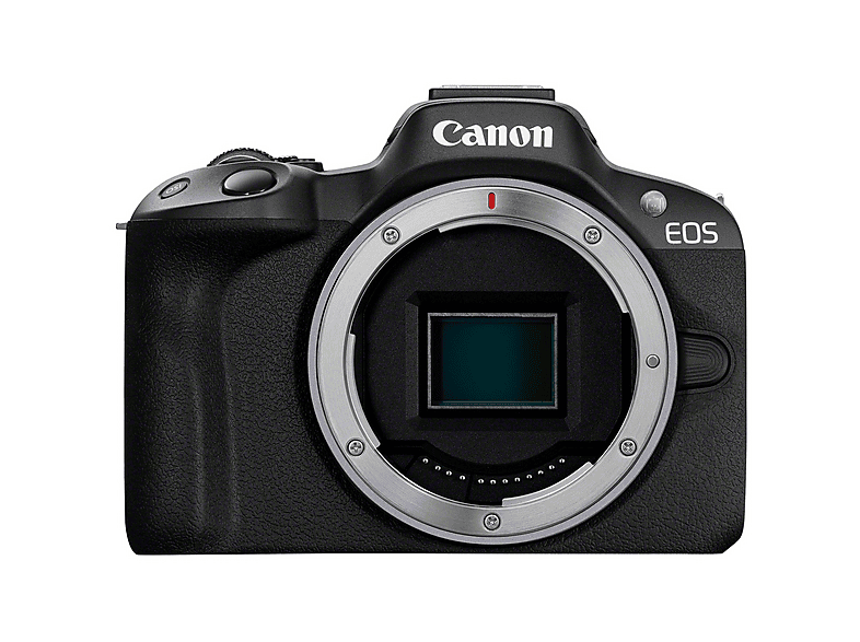 Cámara digital - Canon EOS R50, Black + RF-S 18-45 IS STM + RF-S 55-210mm F5-7.1 IS STM Kit, 25,5 megapixel, CMOS, Full HD 1080p, Negro