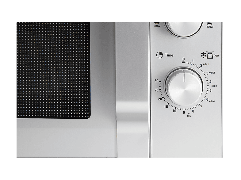 Microondas libre instalación - Sharp R204S, 800 W, 20 l, Plata