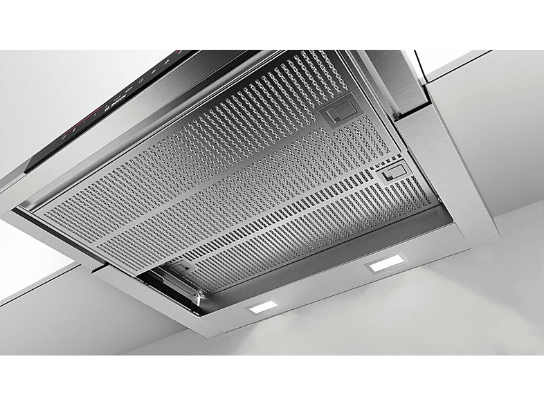 Campana telescopica - Bosch DFS067K51, 5 velocidades, 717 m³/h, 598 mm, Acero inoxidable