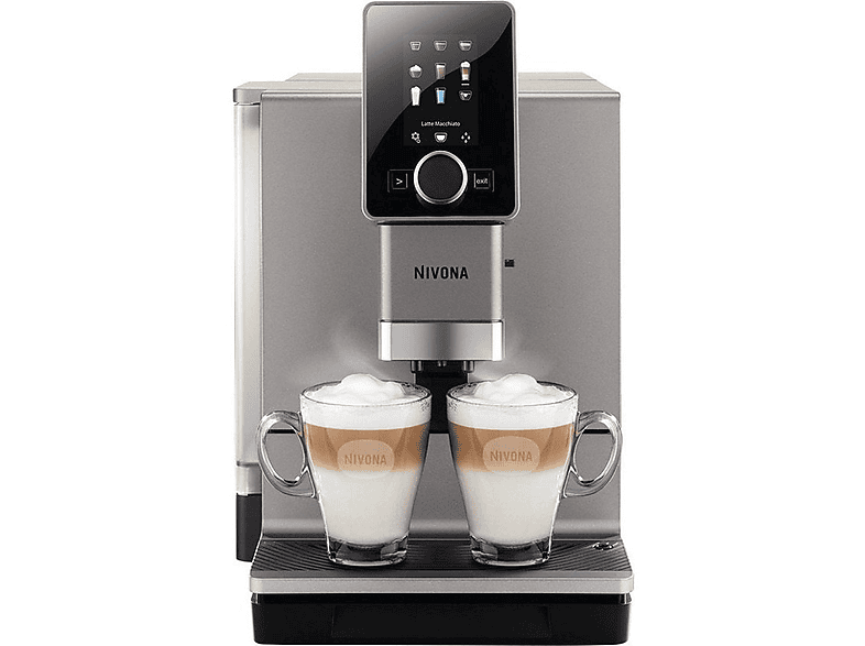 Máquina espresso - Nivona NICR 930, 15 bar, 1465 W, 1 l, 2 tazas, Cromo, Titanio