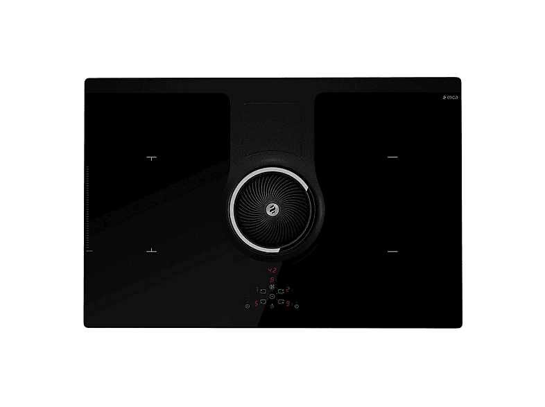 Placa de inducción - Elica PRF0120977A, 4.0 hogares zonas, 830 mm, Negro