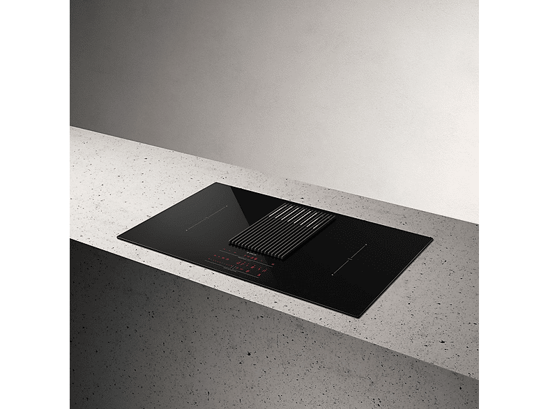 Placa de inducción - Elica PRF0120977A, 4.0 hogares zonas, 830 mm, Negro