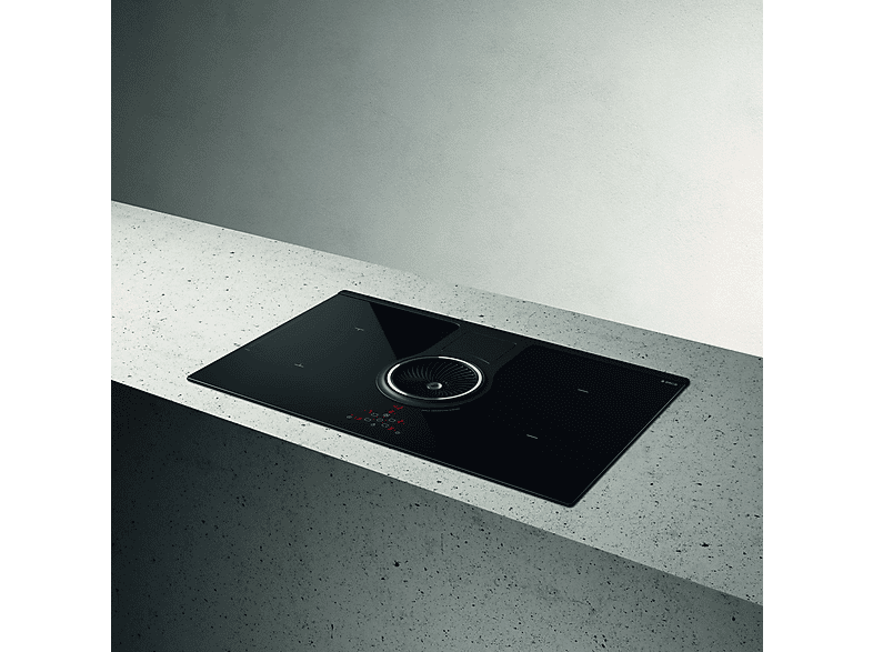Placa de inducción - Elica PRF0120977A, 4.0 hogares zonas, 830 mm, Negro